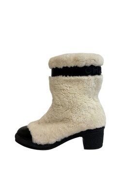 Chanel Boots White